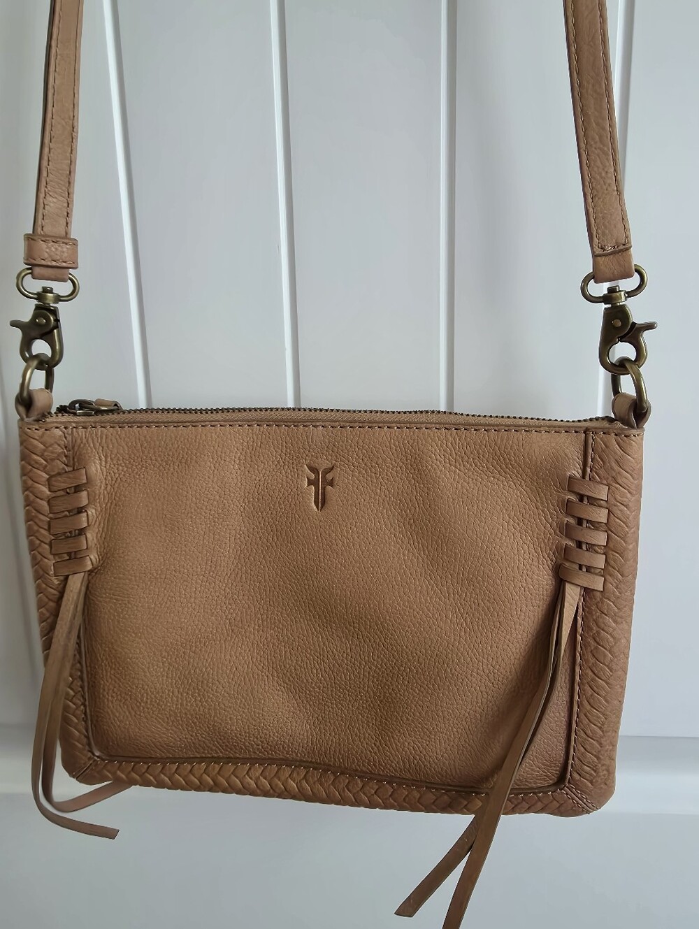 Frye Freya Mini Crossbody in Beige